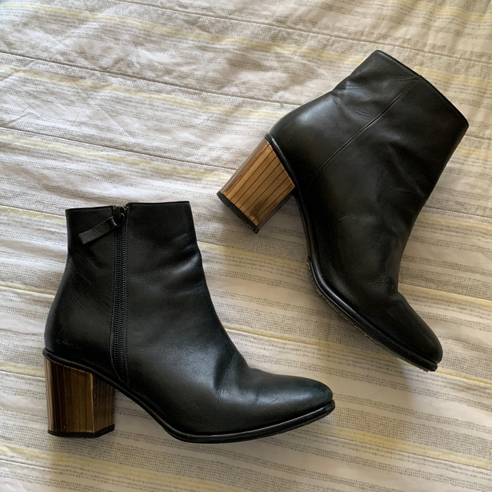 Opening Ceremony Black Leather Boots